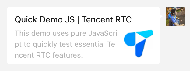 微信的预览效果不是一个大图,而是一个类似于 favicon 的小图标